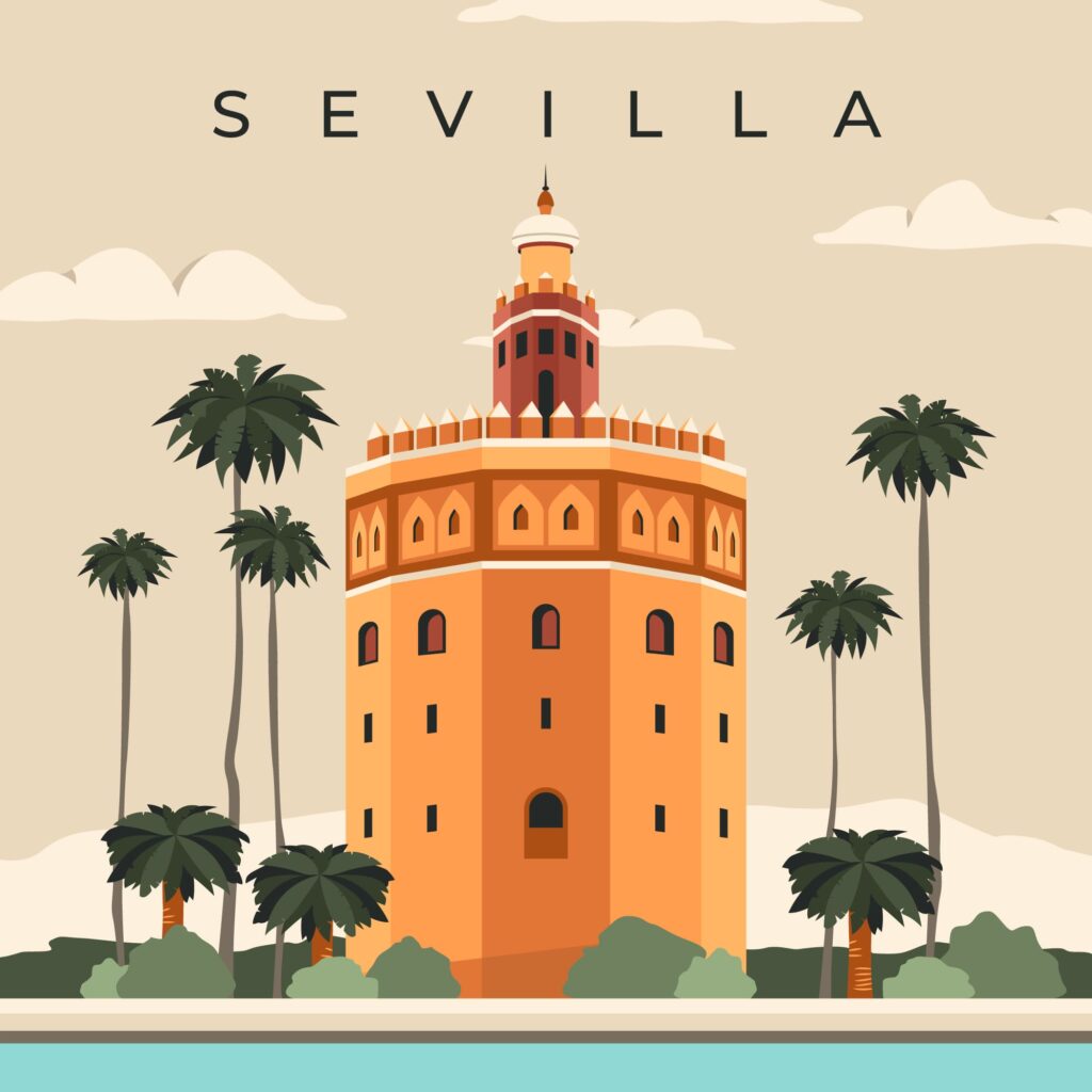 imagen ilustrativa de la ciudad de Sevilla que reflejas cómo es vivir en Sevilla