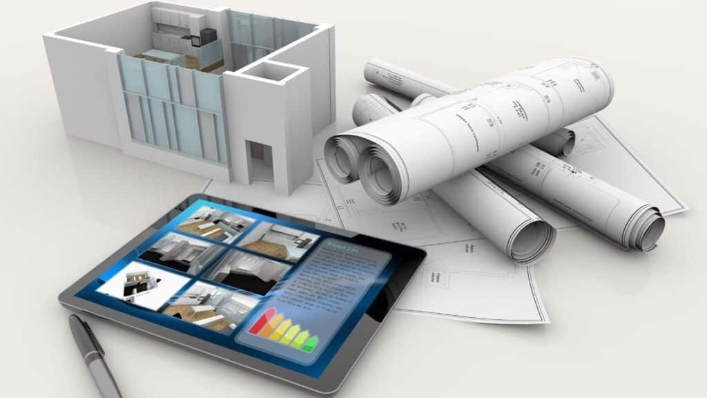 Vivienda sobre plano