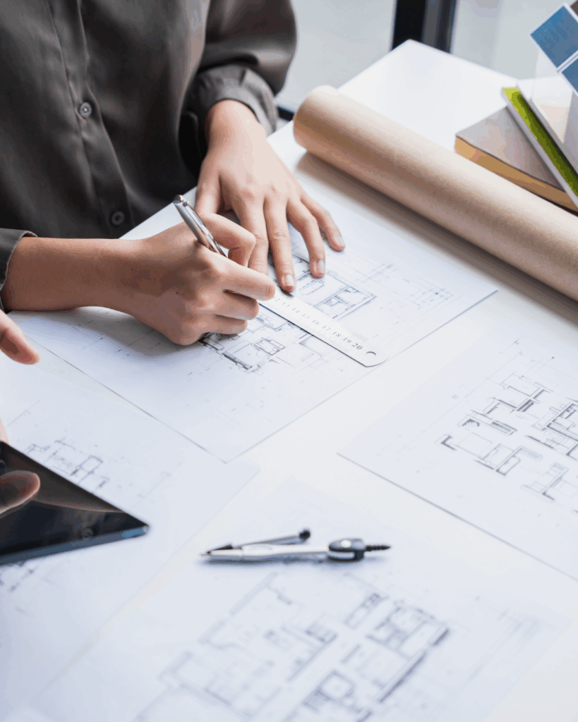 Cómo interpretar los planos de una vivienda antes de comprar: guía práctica para entender tu futuro hogar 1 Plano arquitectónico con cotas, símbolos y distribución detallada de una vivienda en obra nueva.