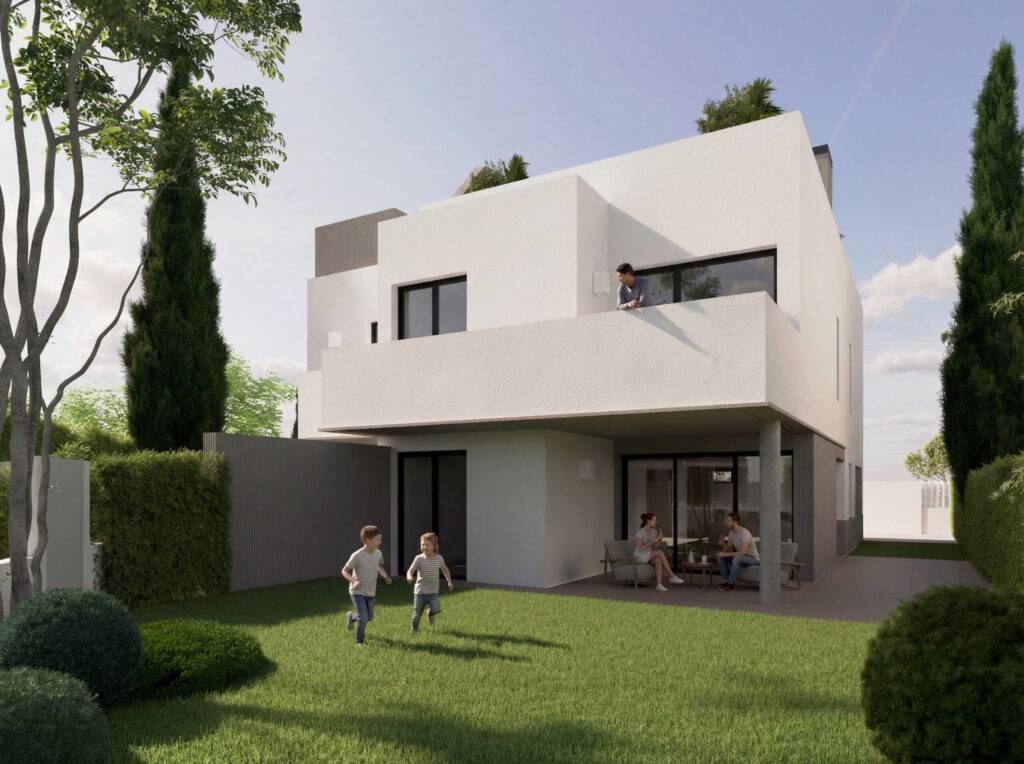 Bajos con jardin